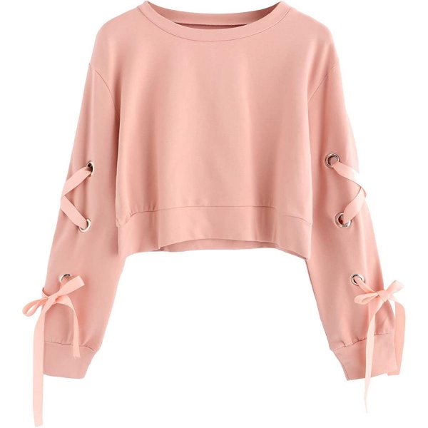 Pink#1 Female Fashion Sweatshirts Suitable For Wedding，Celebration，Party